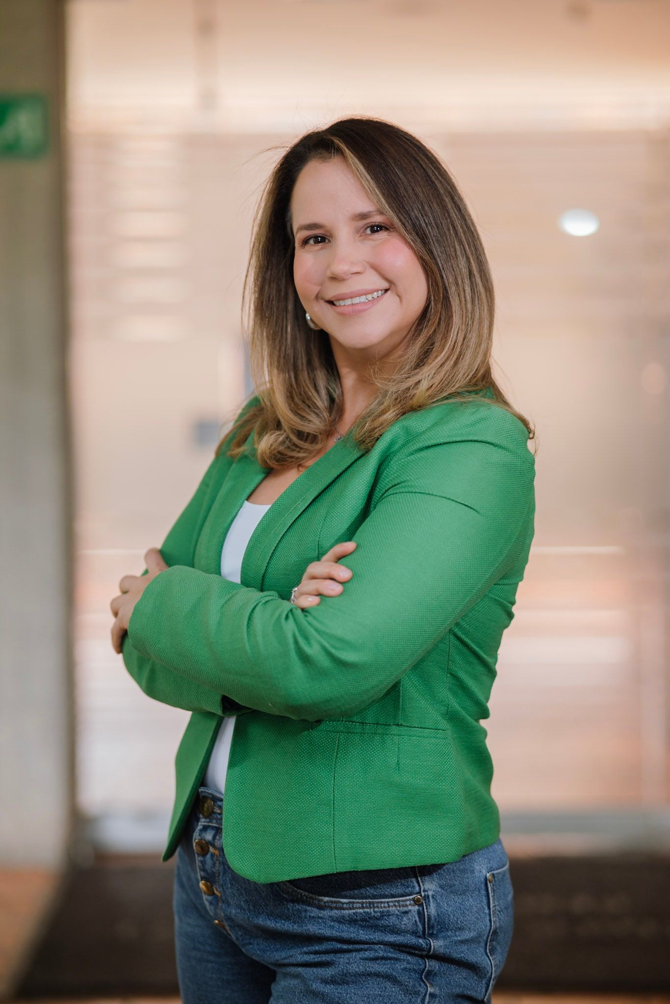 Sofía Murcia, Health Coach, en un espacio de oficina